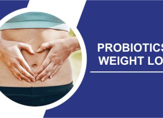 Probiotics for weight loss title image