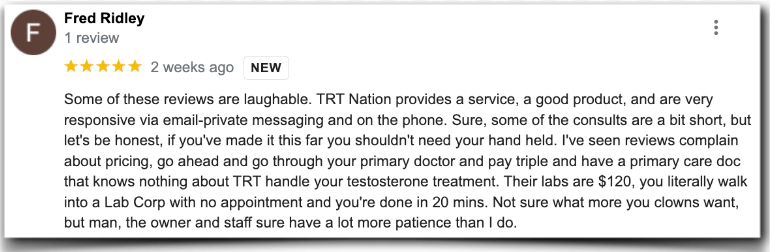 TRT Nation Review Reviews Experience