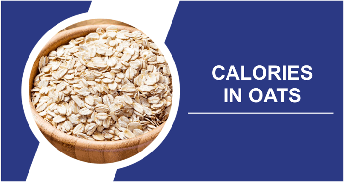 Calories in oats