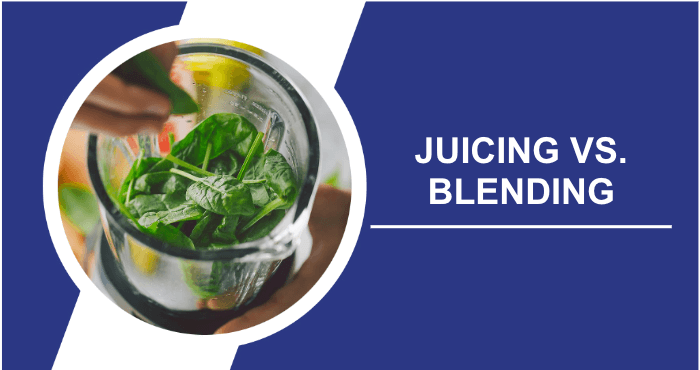 Juicing vs blending blender image
