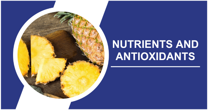 Pineapple nutrients and antioxidants